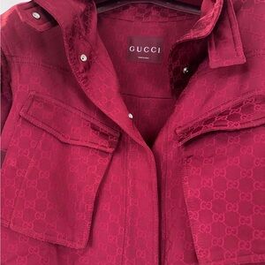 Gucci Women's Crimson Utility Jacket